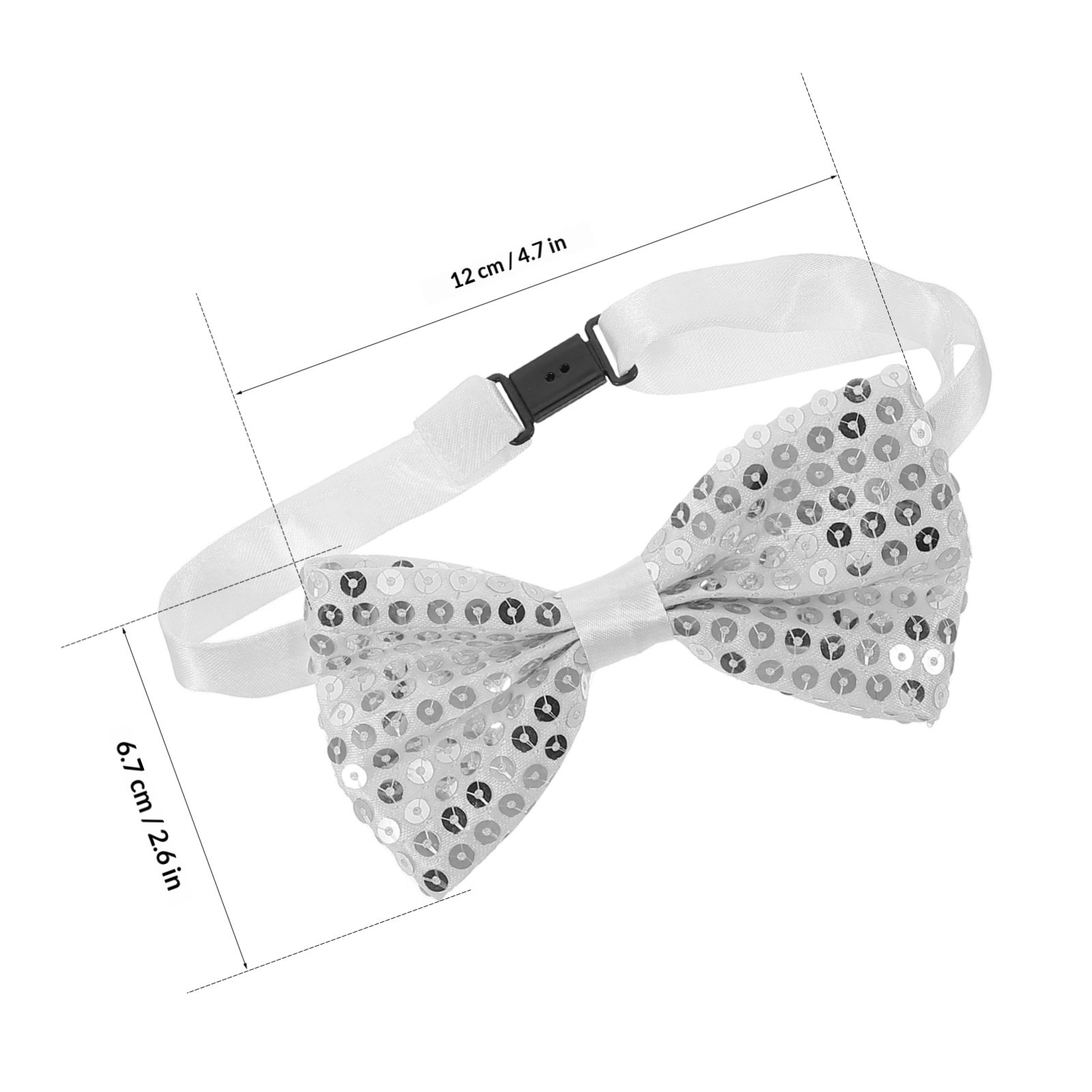 5個入り、子供用、キラキラ光るリボンタイ。あらかじめ結び目が - Bow Tie Pre Tied のレビューと価格